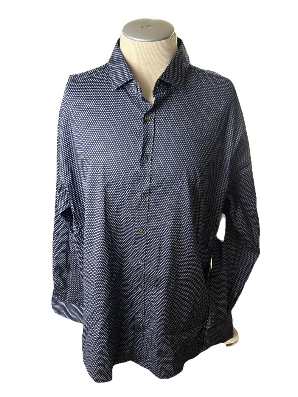 brax feel good Dress Shirt Mens XXL 45/46 Hi-Flex Modern Fit